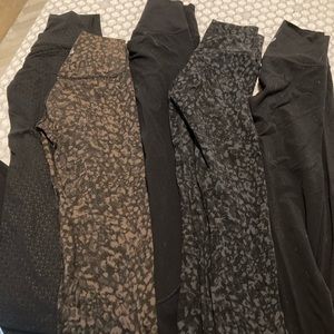 6 pairs of Lululemon leggings, size 2